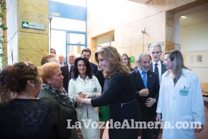 La presidenta de la Junta de Andalucía, Susana Díaz, visita Vera y los Campos de Níjar. Fotos: Fran Muñoz.