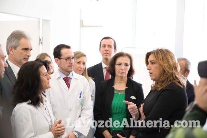 La presidenta de la Junta de Andalucía, Susana Díaz, visita Vera y los Campos de Níjar. Fotos: Fran Muñoz.