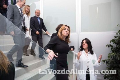 La presidenta de la Junta de Andalucía, Susana Díaz, visita Vera y los Campos de Níjar. Fotos: Fran Muñoz.