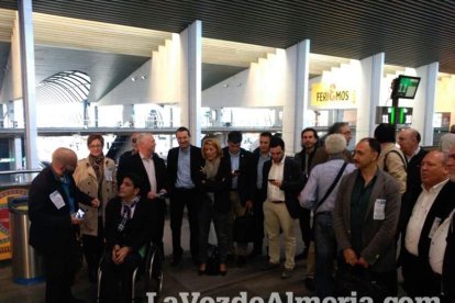 La Mesa del Ferrocaril viaja a Sevilla para reclamar mejoras en las conexiones ferroviarias para la provincia.