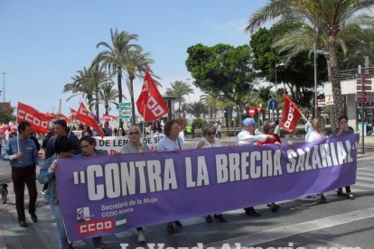Celebración en Almería del Día Internacional del Trabajo.