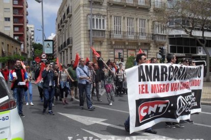 Celebración en Almería del Día Internacional del Trabajo.