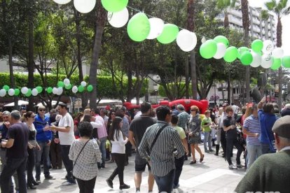 Celebración en Almería del Día Internacional del Trabajo.