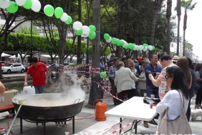 Celebración en Almería del Día Internacional del Trabajo.
