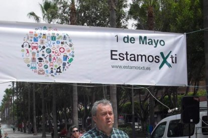 Celebración en Almería del Día Internacional del Trabajo.