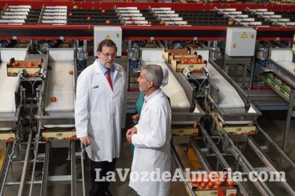 El presidente del Gobierno en funciones y del PP, Mariano Rajoy, visita Almería.