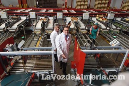 El presidente del Gobierno en funciones y del PP, Mariano Rajoy, visita Almería.