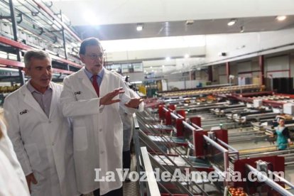 El presidente del Gobierno en funciones y del PP, Mariano Rajoy, visita Almería.