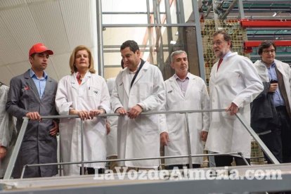 El presidente del Gobierno en funciones y del PP, Mariano Rajoy, visita Almería.