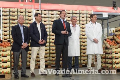 El presidente del Gobierno en funciones y del PP, Mariano Rajoy, visita Almería.