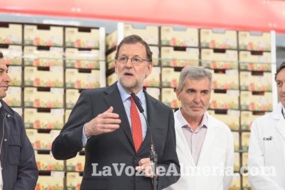 El presidente del Gobierno en funciones y del PP, Mariano Rajoy, visita Almería.