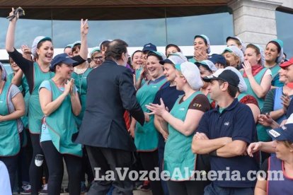 El presidente del Gobierno en funciones y del PP, Mariano Rajoy, visita Almería.