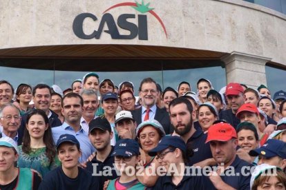 El presidente del Gobierno en funciones y del PP, Mariano Rajoy, visita Almería.