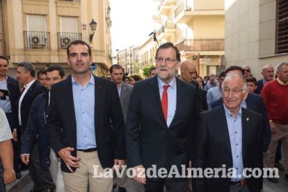 El presidente del Gobierno en funciones y del PP, Mariano Rajoy, visita Almería.