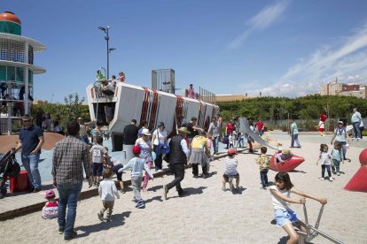 Celebración del Día de la Familia en el Parque de las Familias de Almería.