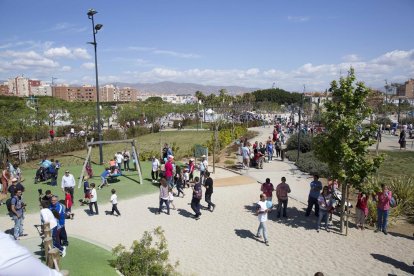 Celebración del Día de la Familia en el Parque de las Familias de Almería.