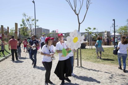 Celebración del Día de la Familia en el Parque de las Familias de Almería.