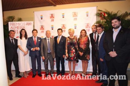 Entrega de los Premios de la Asociación de Jóvenes Empresarios de Almería en el Castillo de Santa Ana de Roquetas. Fotos: JABarrios.