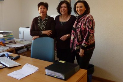 Encarna Morales, Mª José Lázaro, Piedad García