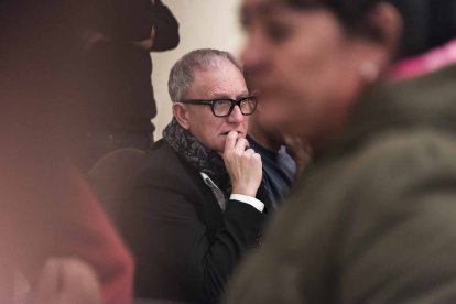 Capilla ardiente del pequeño Gabriel Cruz Ramírez instalada en la Diputación de Almería.