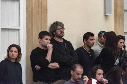 Capilla ardiente del pequeño Gabriel Cruz Ramírez instalada en la Diputación de Almería.