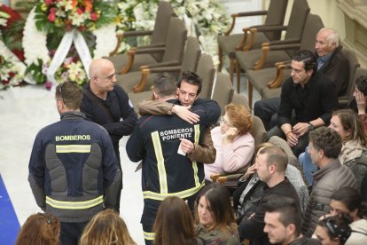 Capilla ardiente del pequeño Gabriel Cruz Ramírez instalada en la Diputación de Almería.