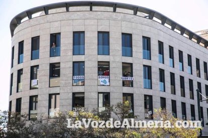 Concentración en Puerta Purchena en apoyo a Gabriel Cruz Ramírez.