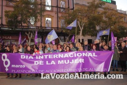 Manifestación por el Día Internacional de la Mujer.