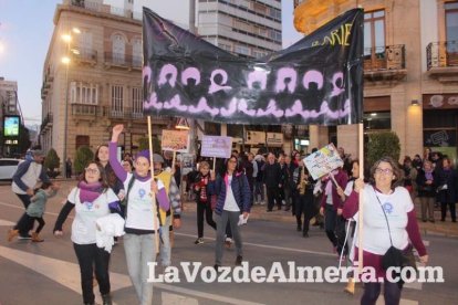 Manifestación por el Día Internacional de la Mujer.