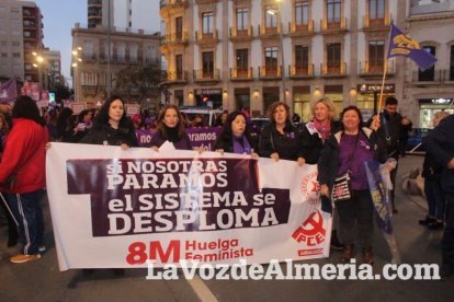 Manifestación por el Día Internacional de la Mujer.