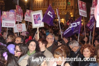 Manifestación por el Día Internacional de la Mujer.