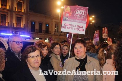 Manifestación por el Día Internacional de la Mujer.
