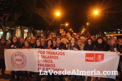 Manifestación por el Día Internacional de la Mujer.