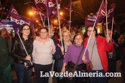 Manifestación por el Día Internacional de la Mujer.