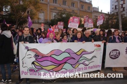 Manifestación por el Día Internacional de la Mujer.