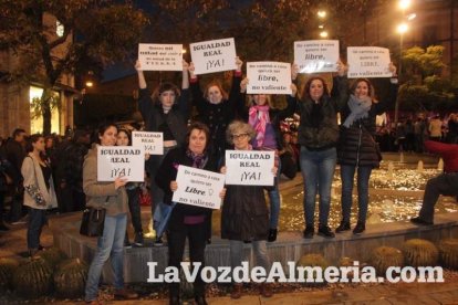 Manifestación por el Día Internacional de la Mujer.