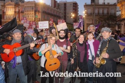Manifestación por el Día Internacional de la Mujer.