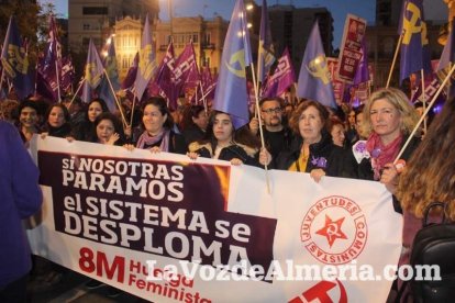 Manifestación por el Día Internacional de la Mujer.