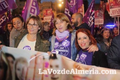 Manifestación por el Día Internacional de la Mujer.