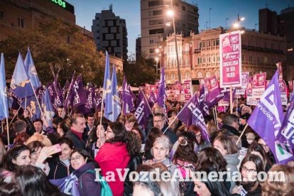 Manifestación por el Día Internacional de la Mujer.