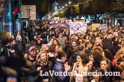 Manifestación por el Día Internacional de la Mujer.