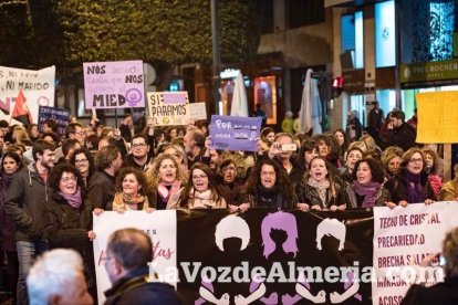 Manifestación por el Día Internacional de la Mujer.