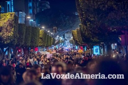 Manifestación por el Día Internacional de la Mujer.