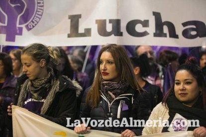 Manifestación por el Día Internacional de la Mujer.