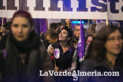 Manifestación por el Día Internacional de la Mujer.
