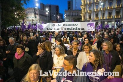 Manifestación por el Día Internacional de la Mujer.