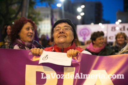 Manifestación por el Día Internacional de la Mujer.