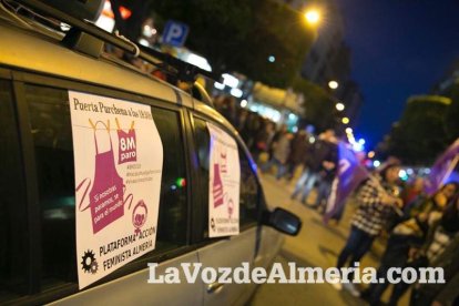 Manifestación por el Día Internacional de la Mujer.