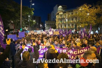 Manifestación por el Día Internacional de la Mujer.