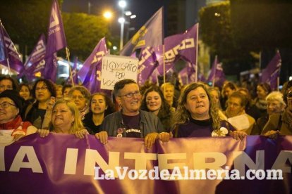 Manifestación por el Día Internacional de la Mujer.